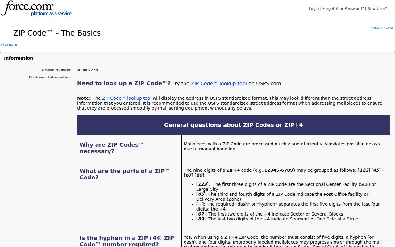 Grand Island ZIP directory USPS ZIP and ZIP plus four guidance